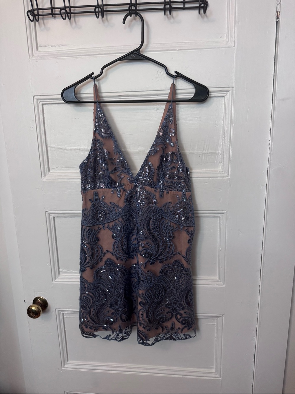 Free People Night Shimmers Sequin Mini Dress